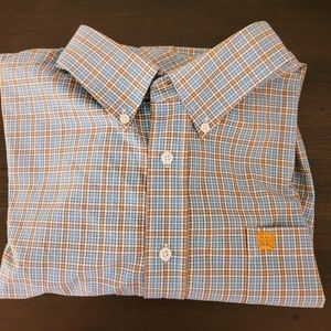 Cinch Plaid Button-down Shirt